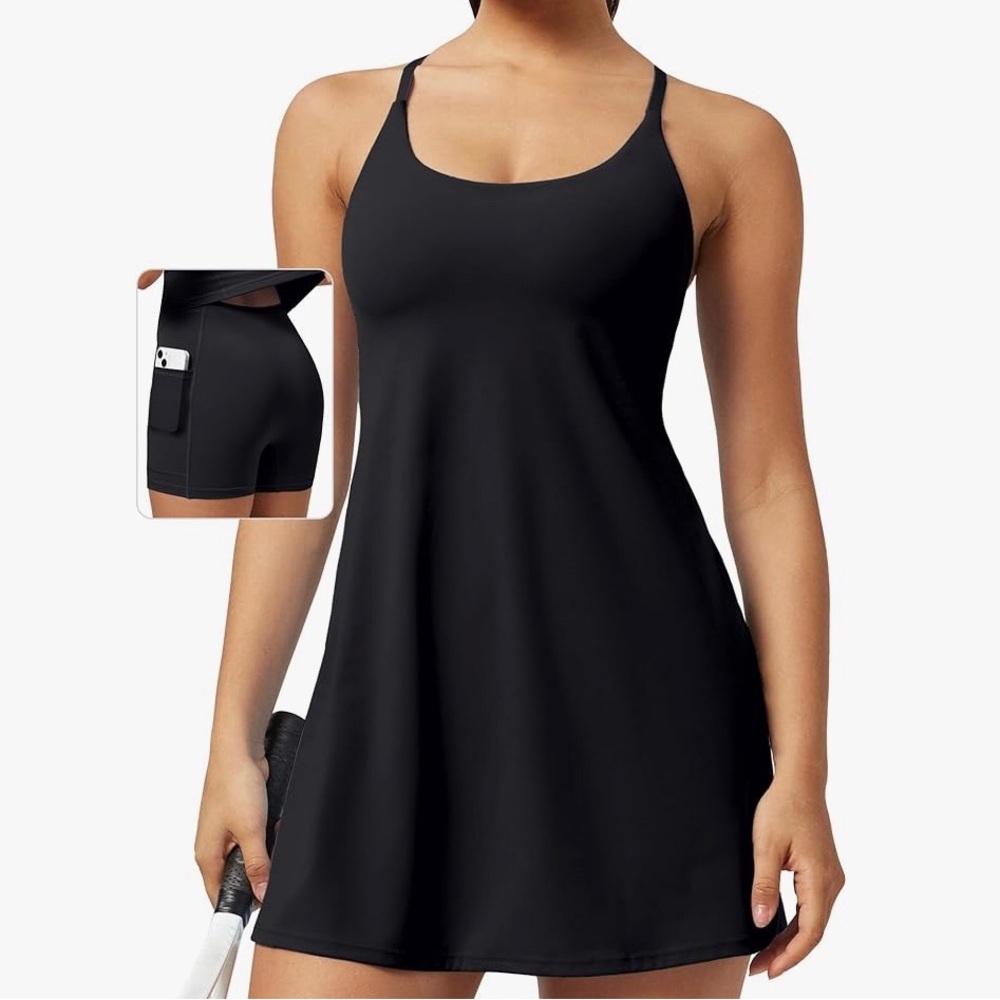 EWEDOOS Athletic Dress with Shorts